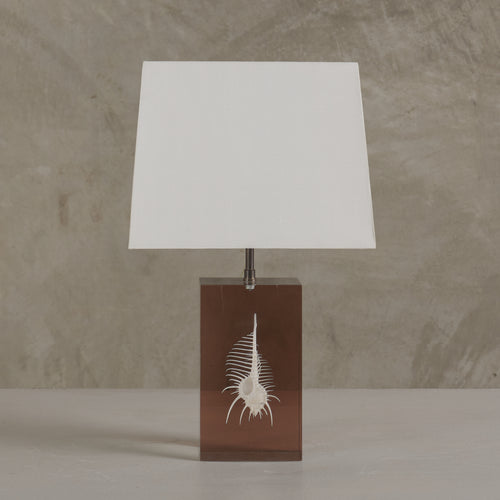 'VENUS COMB' CUBOID RESIN TABLE LAMP